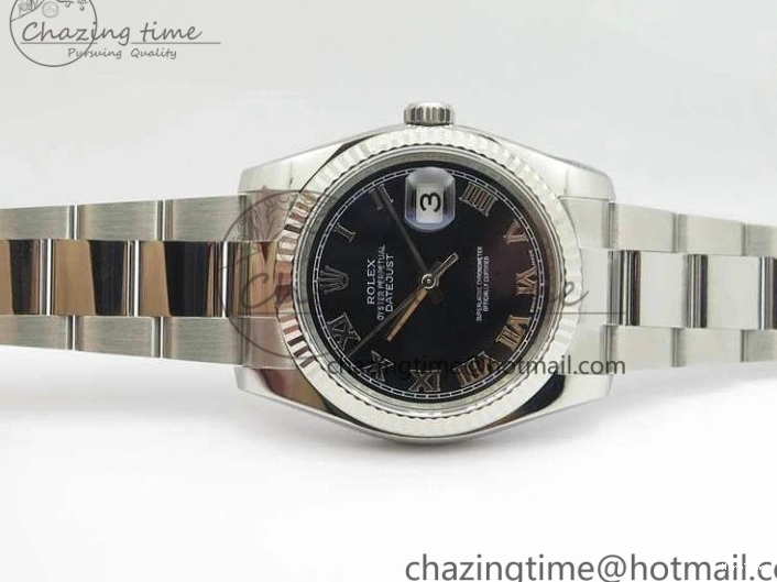 MiroTime 0501 Functional DateJust 36mm SS 116234 ARF 1:1 Best Edition Black Roman Dial On 904L SS Oyster Bracelet SA 3570